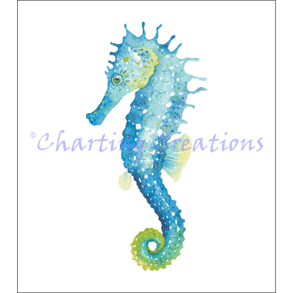 (image for) Watercolour Seahorse